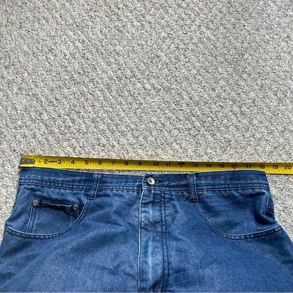 RVT Bootcut Blue Jeans Juniors 19 High Rise Medium Wash Denim Relaxed Flared - Picture 7 of 11